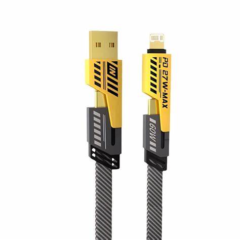 4 in 1 multi fast charger cable
